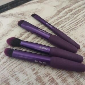 Purple Makeup Brush Set